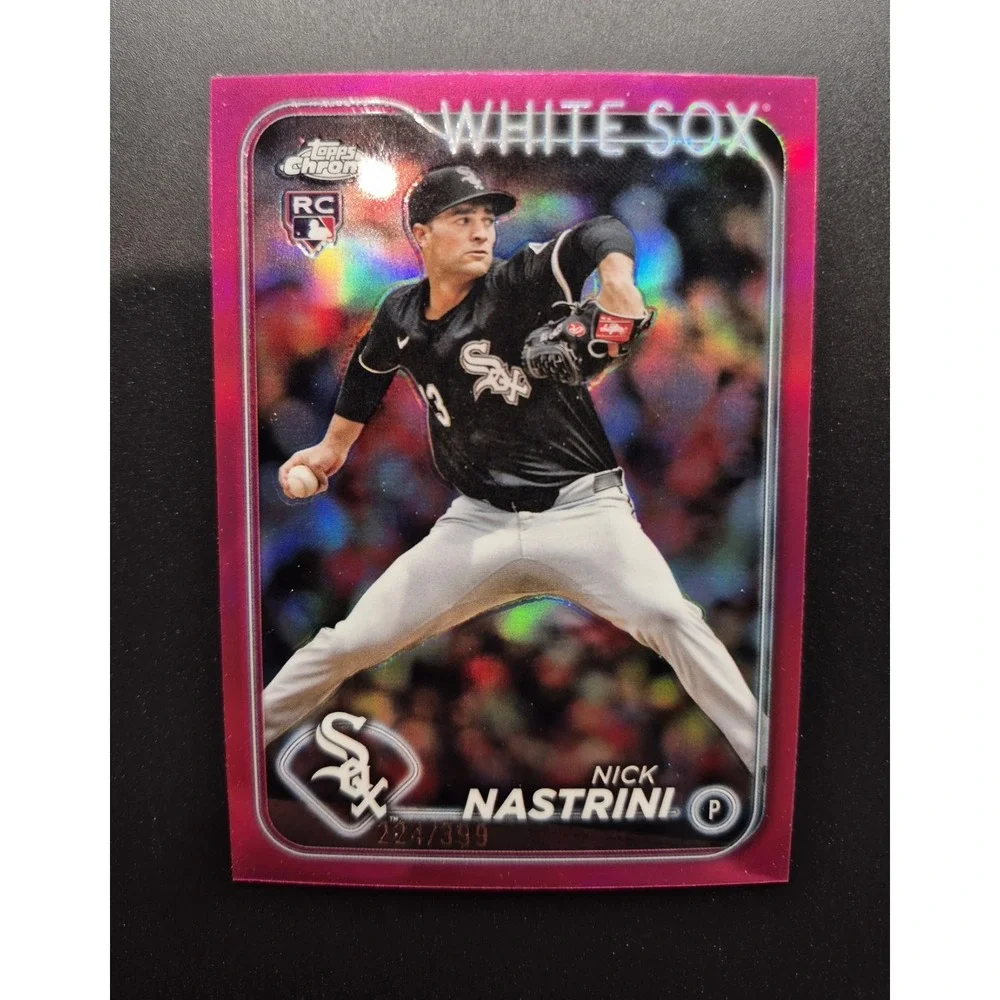 2024 Topps Chrome Update Nick Nastrini #USC14 Magenta Refractor #/399 (RC)
